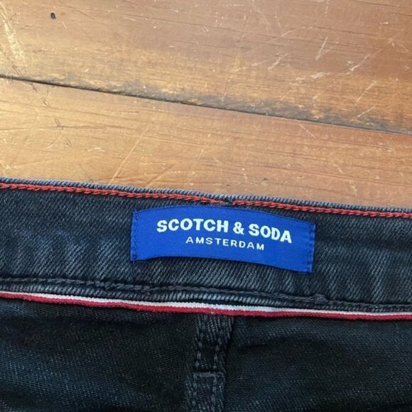 Scotch & Soda Straight Leg Black Jeans - Picture 3 of 9